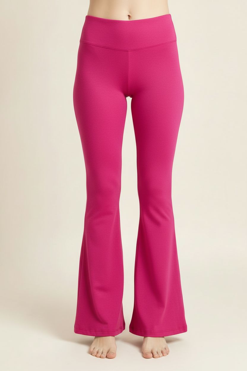 Schlagerhose Jersey Fuchsia Pink